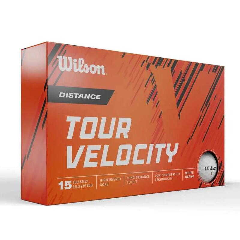 Wilson Tour Velocity Accuracy™ Golf Topu - Tour Velocity Distance 15-Ball Pack