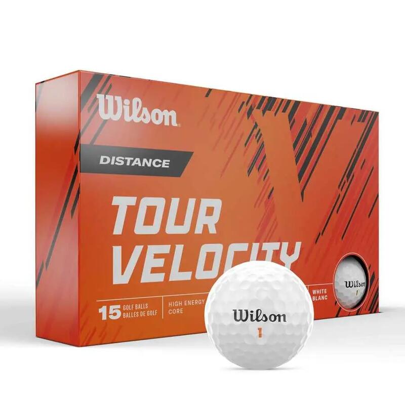 Wilson Tour Velocity Accuracy™ Golf Topu - Tour Velocity Distance 15-Ball Pack
