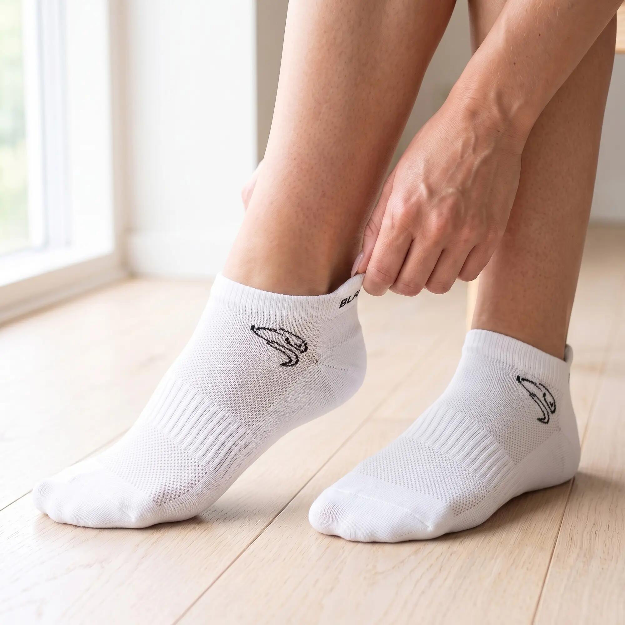 Damen Herren Sportsocken Sneakersocken dünn atmungsaktiv gepolstert 10er Pack 7/9