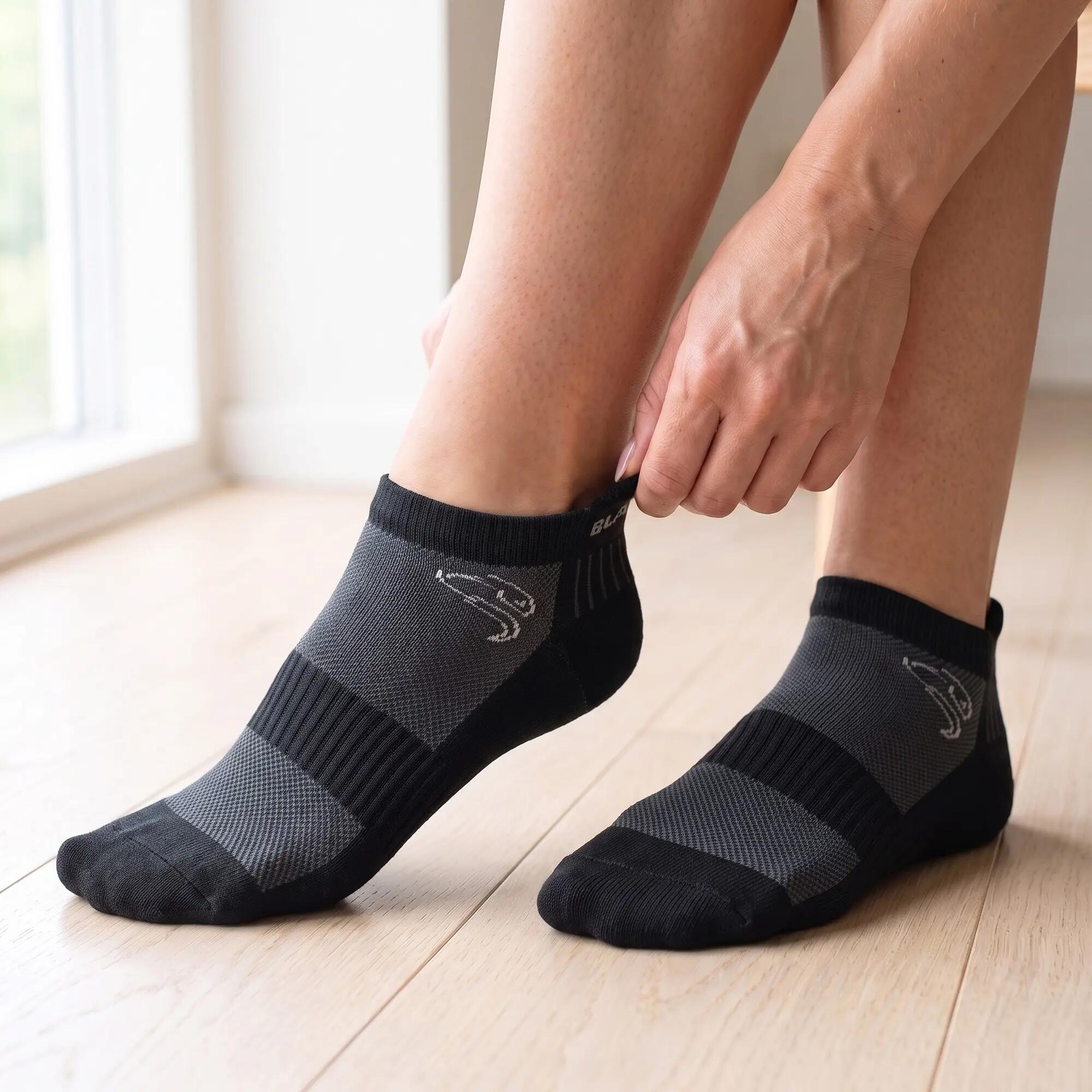 Damen Herren Sportsocken Sneakersocken dünn atmungsaktiv gepolstert 10er Pack 7/9