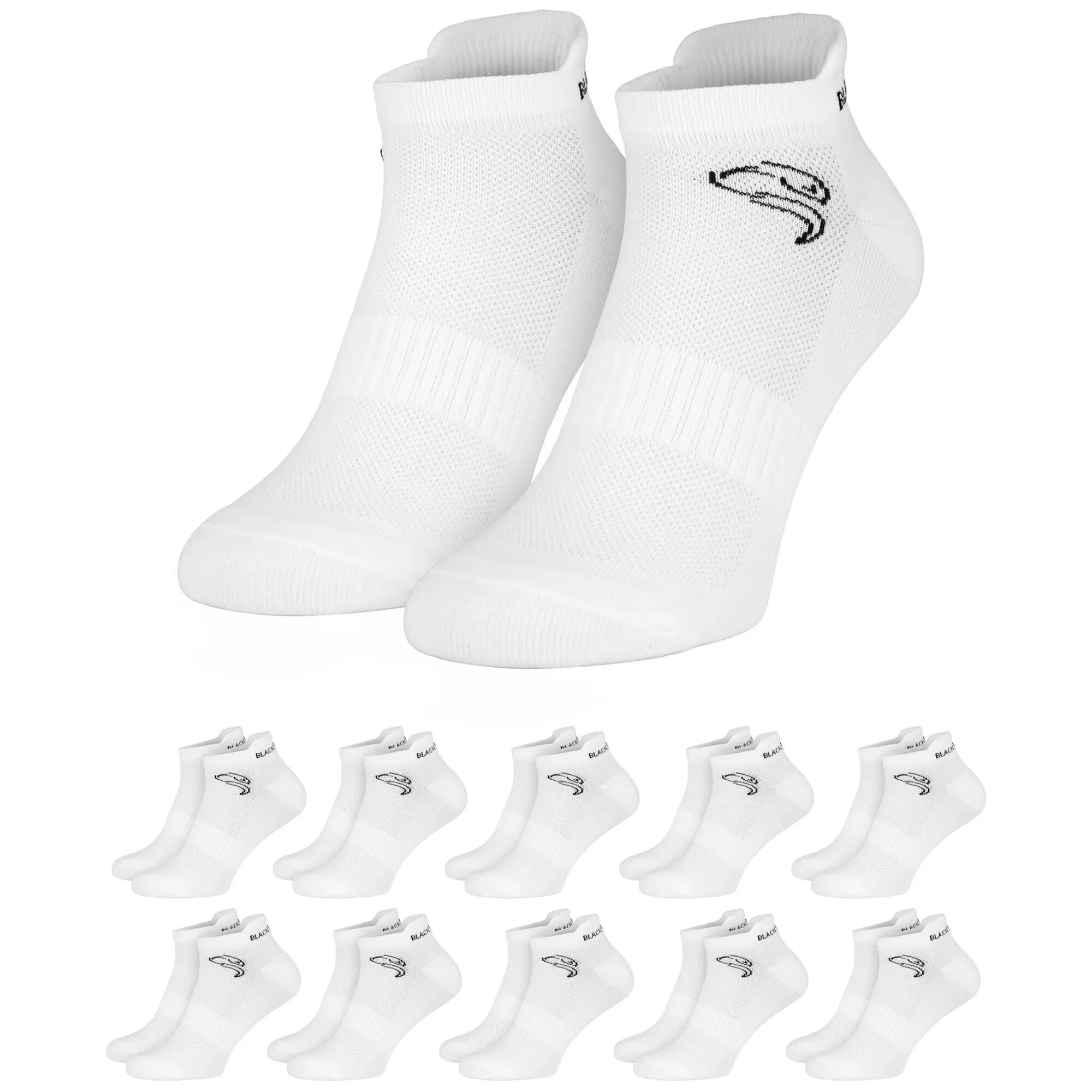 Damen Herren Sportsocken Sneakersocken dünn atmungsaktiv gepolstert 10er Pack 3/9