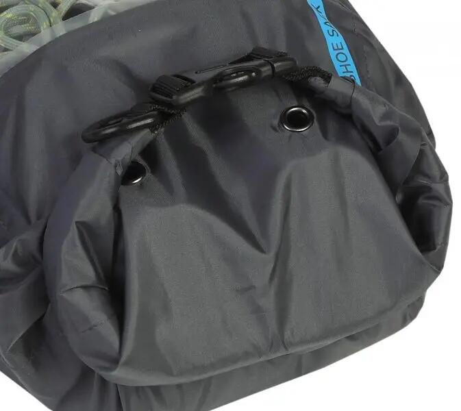 Nepromokavý vak DRY SHOE SACK na špinavé či mokré boty s větracími otvory. 3/5