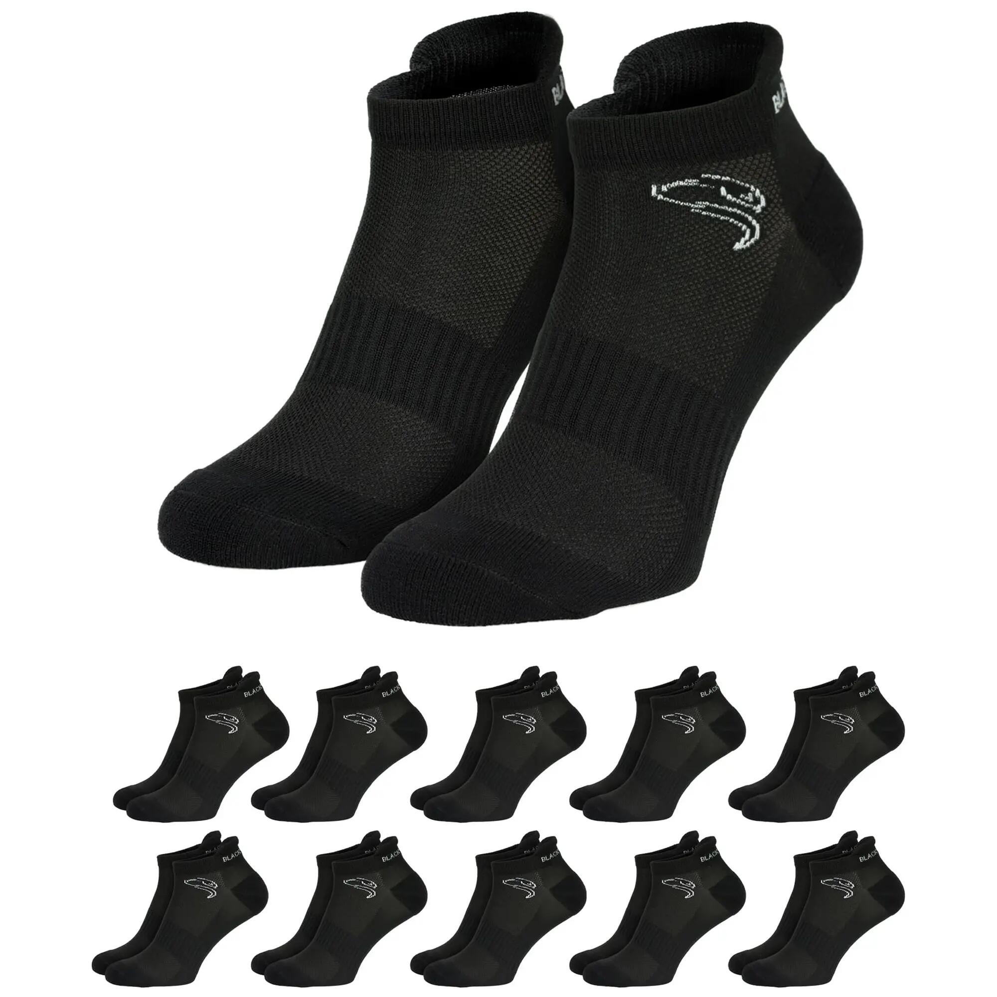 Damen Herren Sportsocken Sneakersocken dünn atmungsaktiv gepolstert 10er Pack 3/9