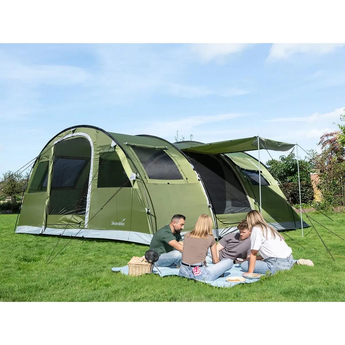Tente tunnel familiale Gotland 6 Protect - 6 personnes - Sol cousu 3/16