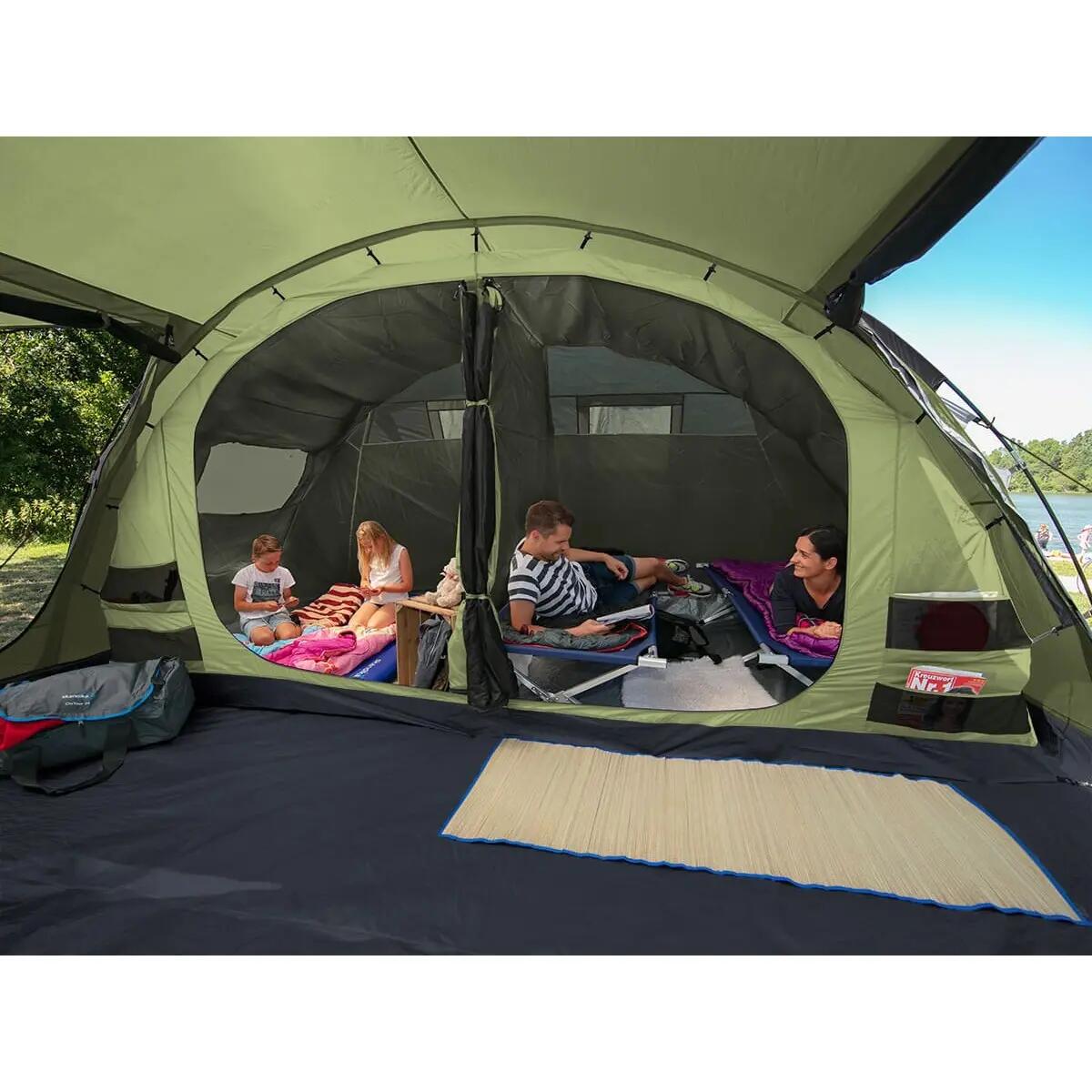 Tente tunnel familiale Gotland 6 Protect - 6 personnes - Sol cousu 10/16