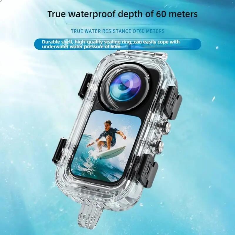 Boîtier étanche à double griffe pour caméra Insta360 X6, caisson de protection s 5/6