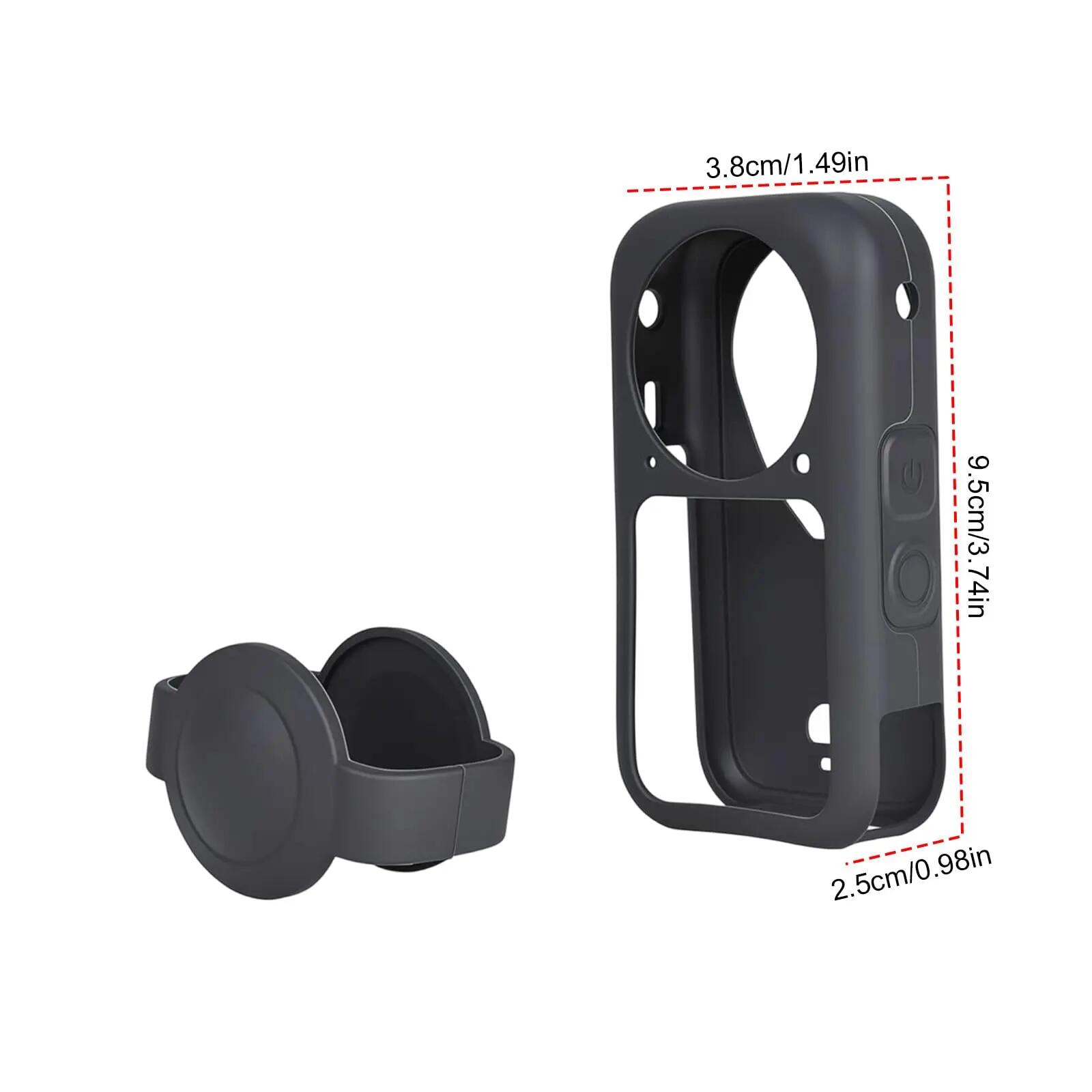 2 Housse de protection silicone Insta360 X6 | Étui anti‑choc avec protège‑object 2/5