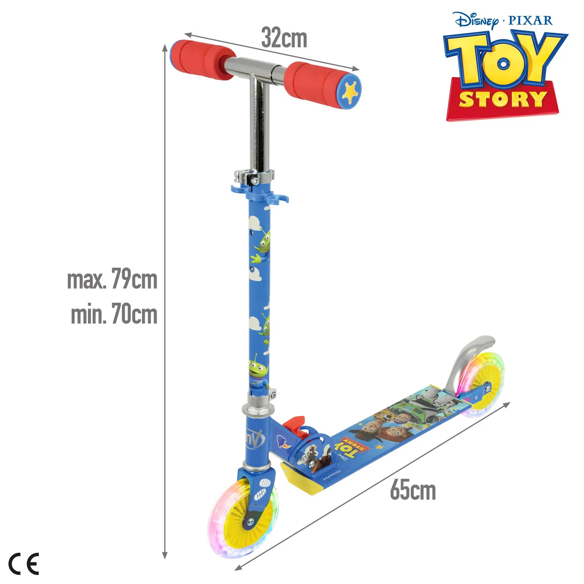 Toy Story Patinete plegable 2 ruedas con luces 4/7
