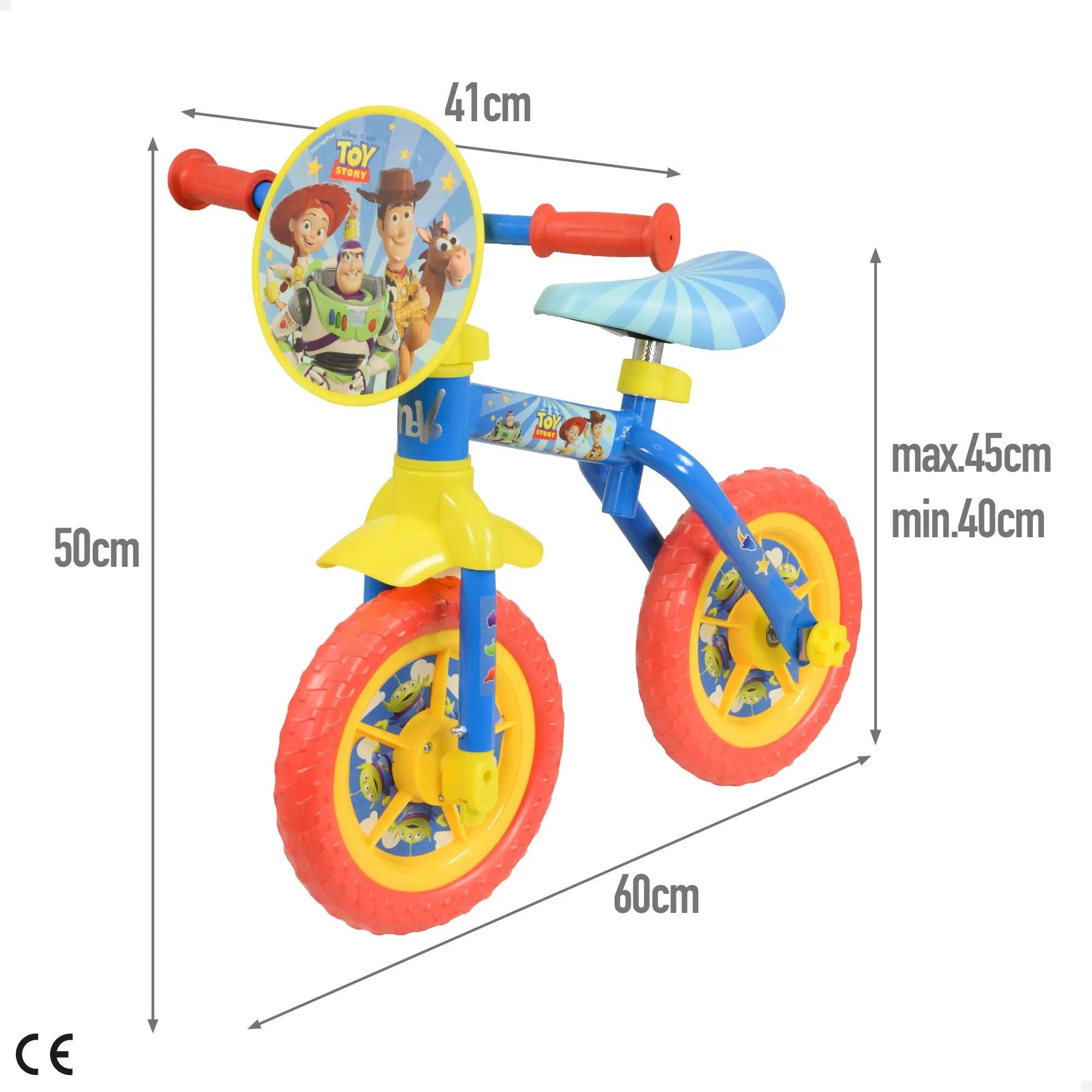 Toy Story Bicicleta Evolutiva 10" 60x41x50 cm + 2 anos 4/7