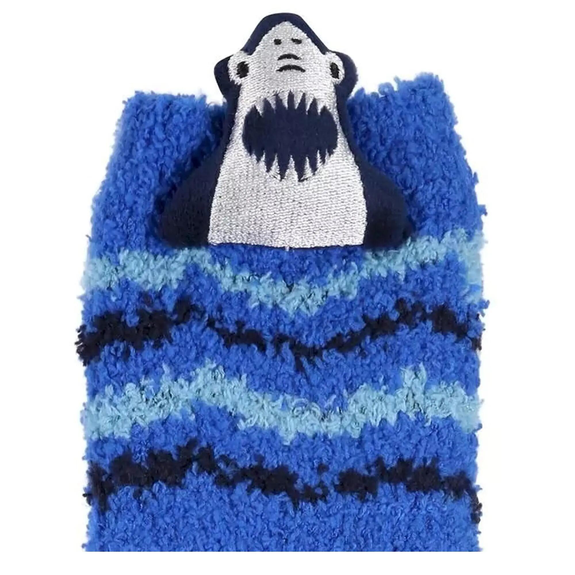 Chaussettes enfant Regatta Bleu foncé motifs requin 3/4