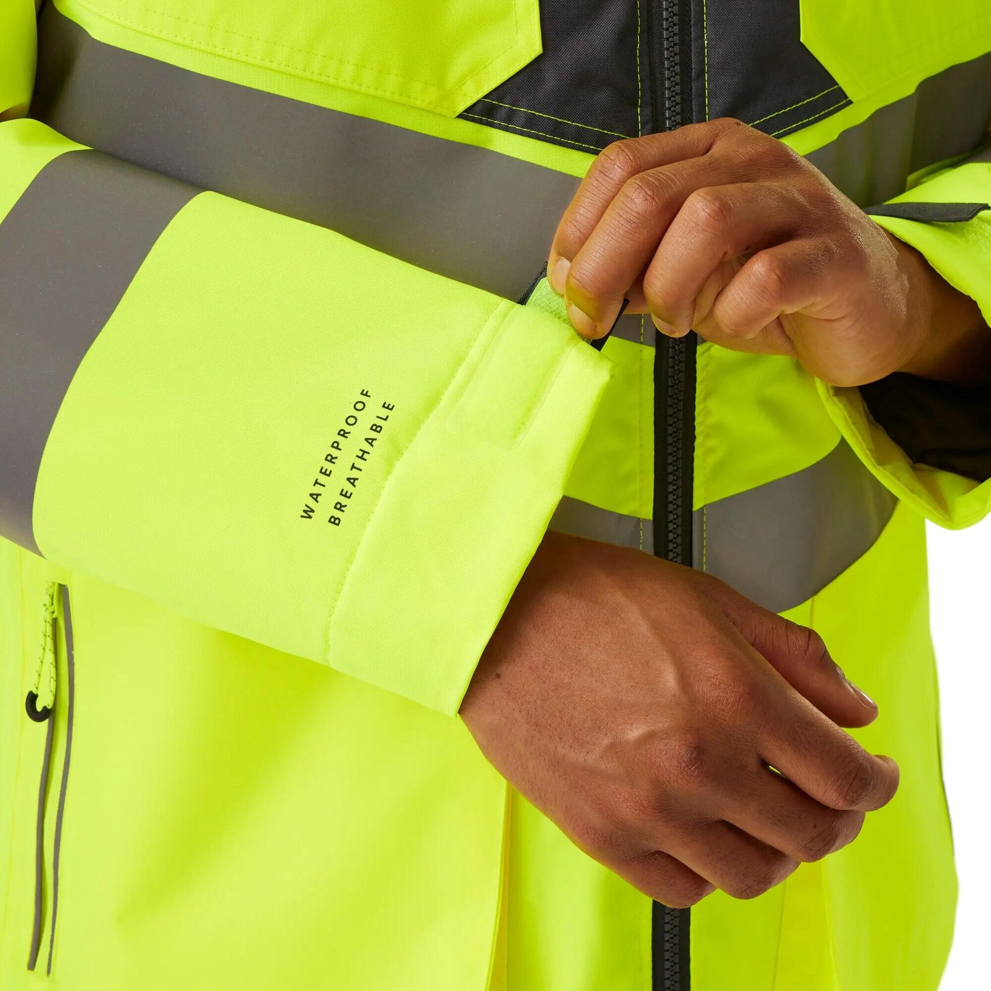 Veste imperméable Regatta Professional Isotex 10000 homme jaune/gris 3/4