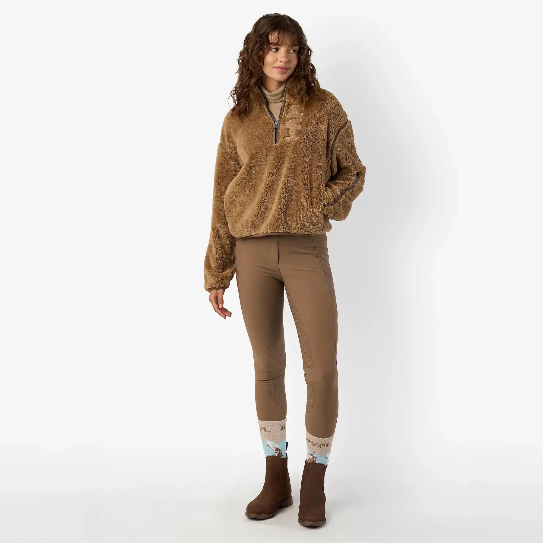 Reithose full grip Damen HV Polo Femmy 4/4