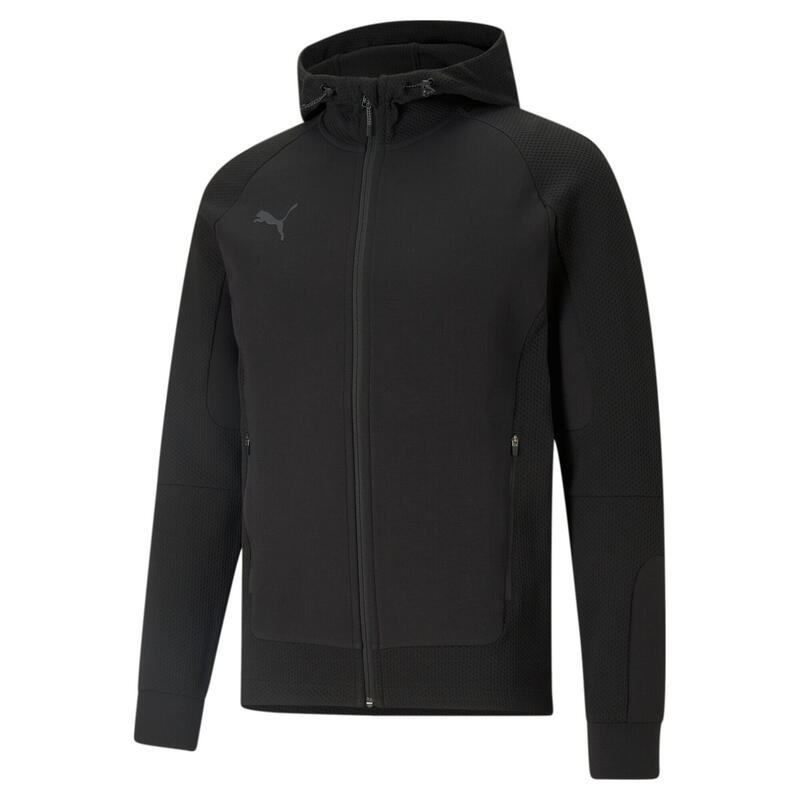 Hanorac barbati Puma Teamcup Casuals Hooded Jacket, Negru