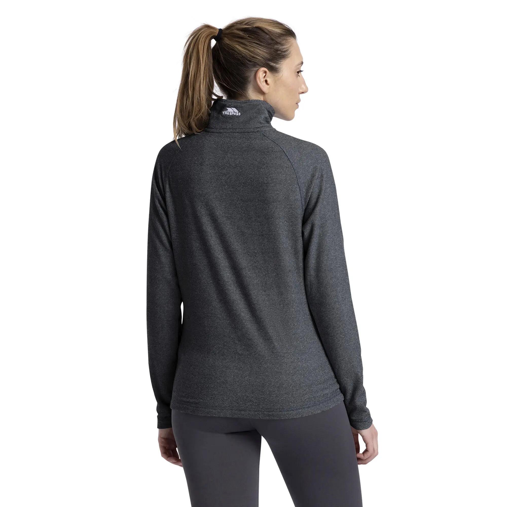 Polaire Trespass Meadows Femme Anthracite 100% polyester col zippé 7/7