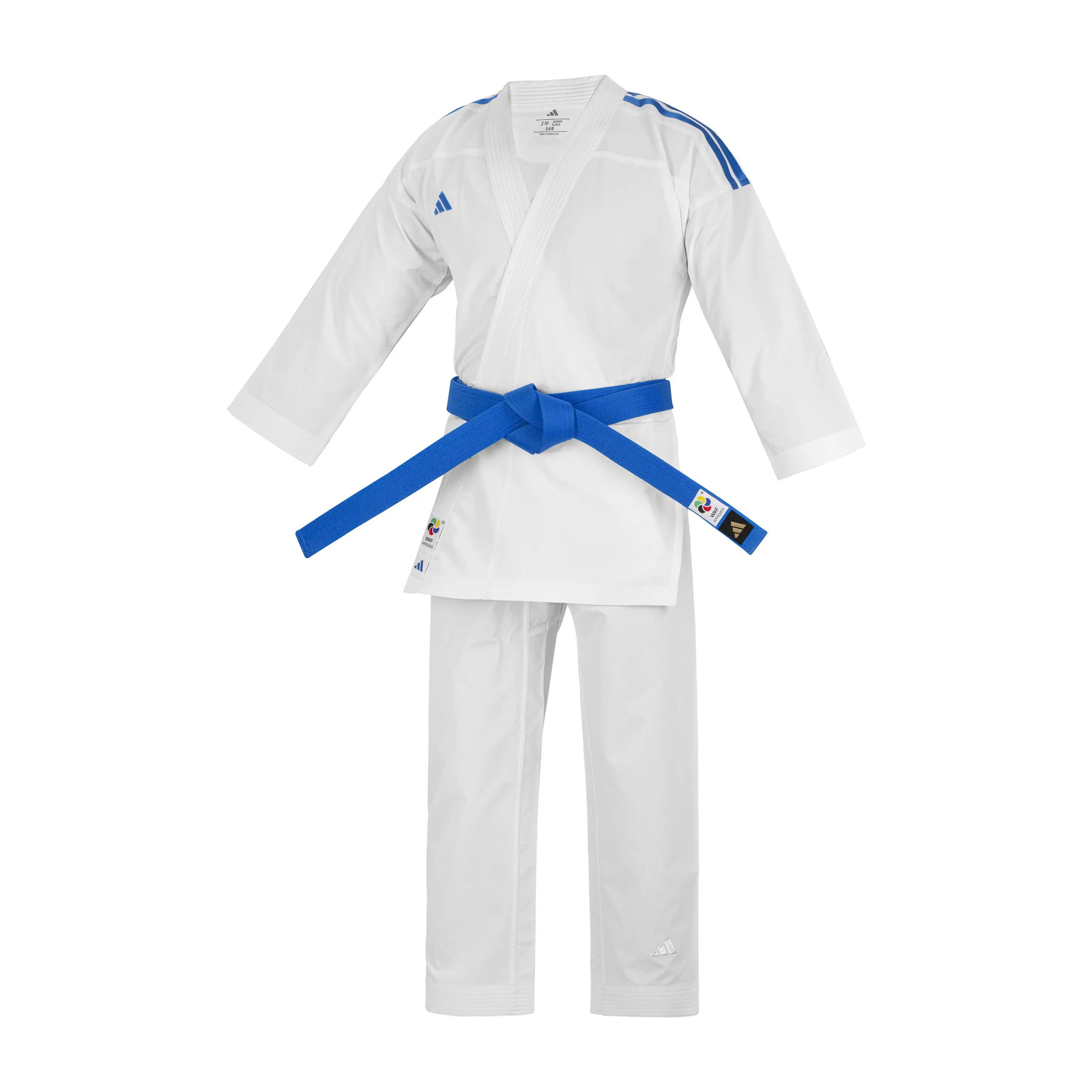 Kit kimono de karaté senko  (couleur : rouge/bleu - taille : 195) 5/7