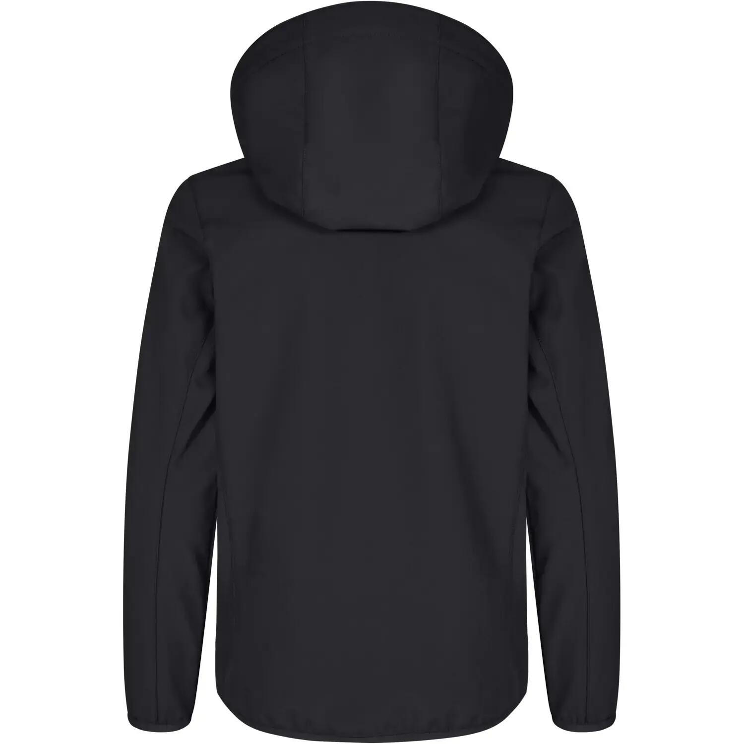 Childrens/Kids Classic Soft Shell Jacket (Black) 2/4
