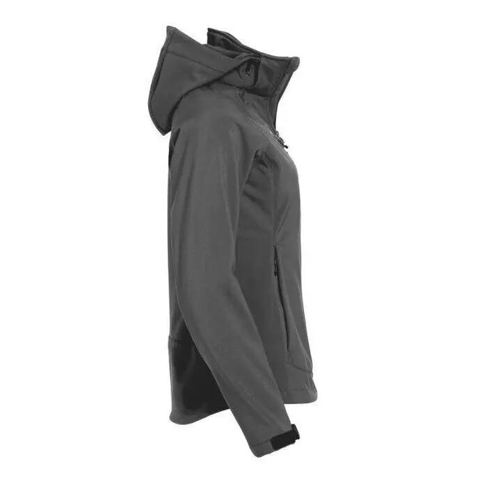 Womens/Ladies Milford Soft Shell Jacket (Dark Grey) 6/7