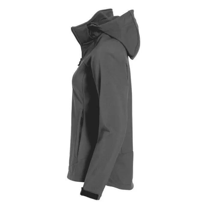 Womens/Ladies Milford Soft Shell Jacket (Dark Grey) 4/7