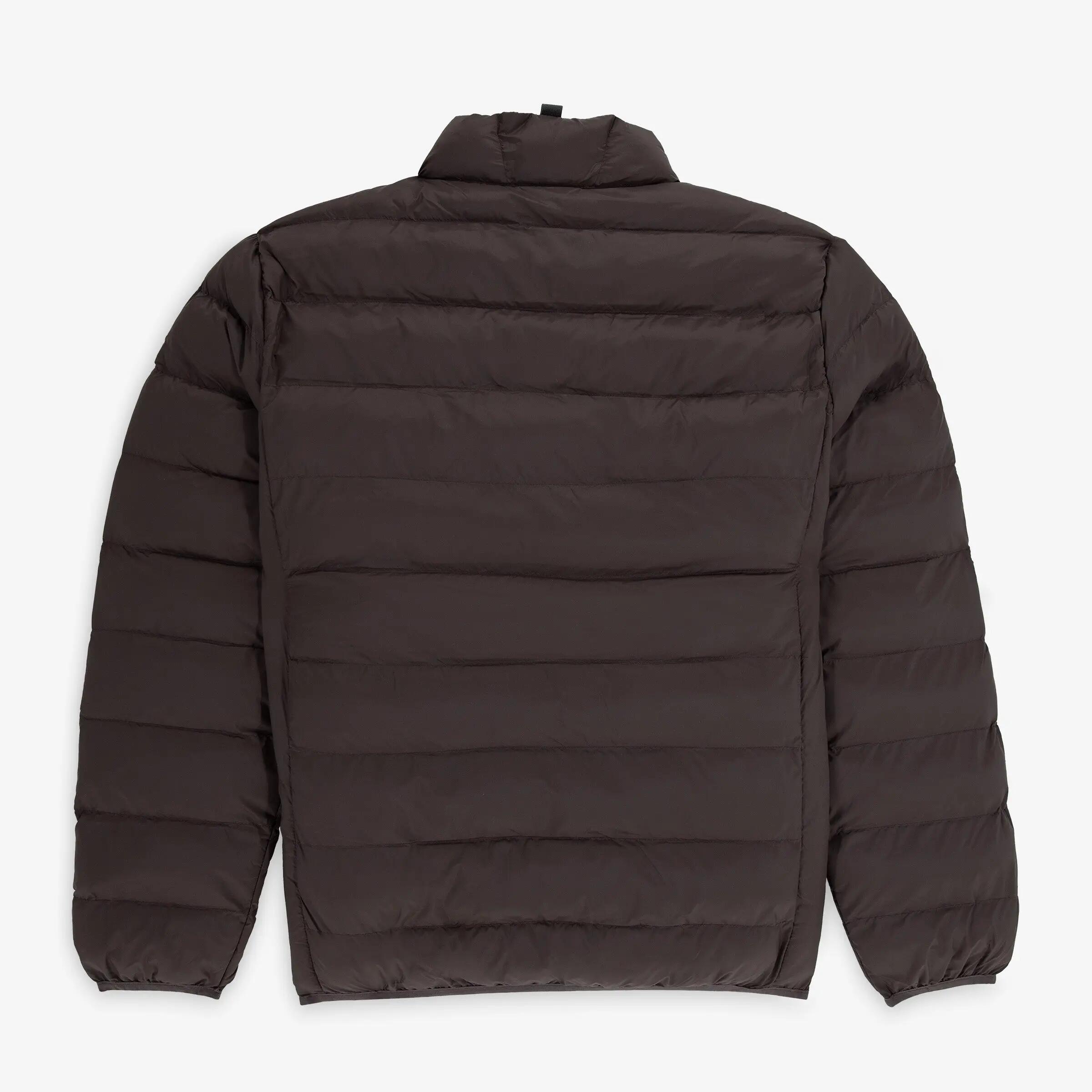 Doudoune manches longues homme col montant marron brownie Piumino 2/3