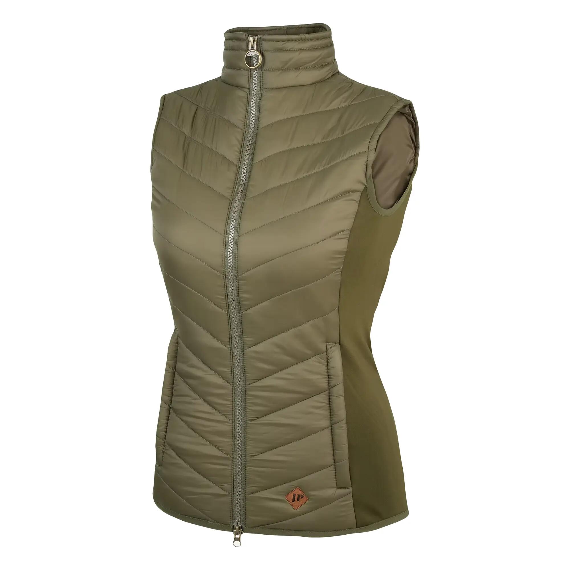Gilet Donna Jack Pyke Shires Verde 3/4