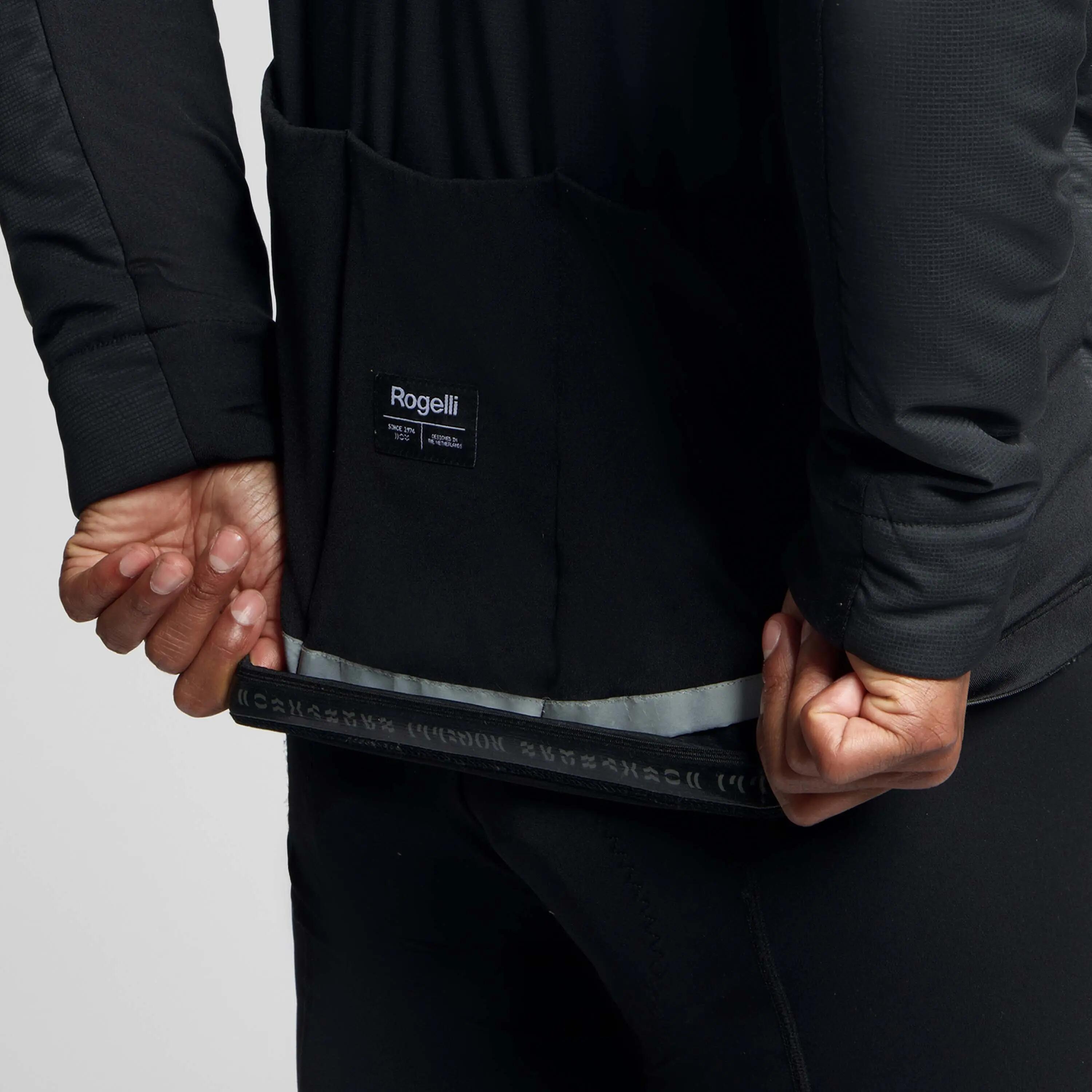 Winterjacke Wattiert Rennrad Element Herren Schwarz 8/8