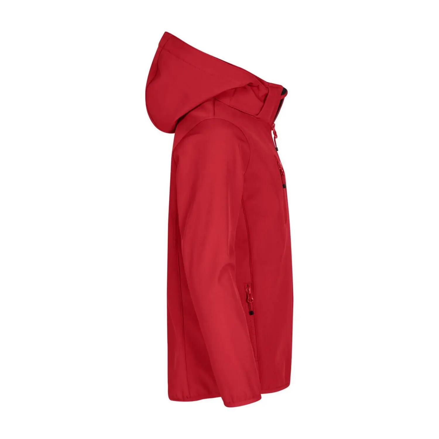 Childrens/Kids Classic Soft Shell Jacket (Red) 4/4