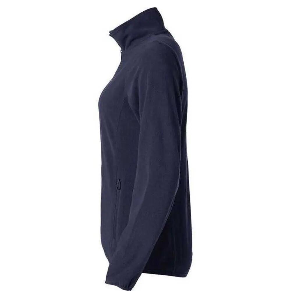"Basic" Fleecejacke für , MicroVlies Damen Dunkel-Marineblau 3/4
