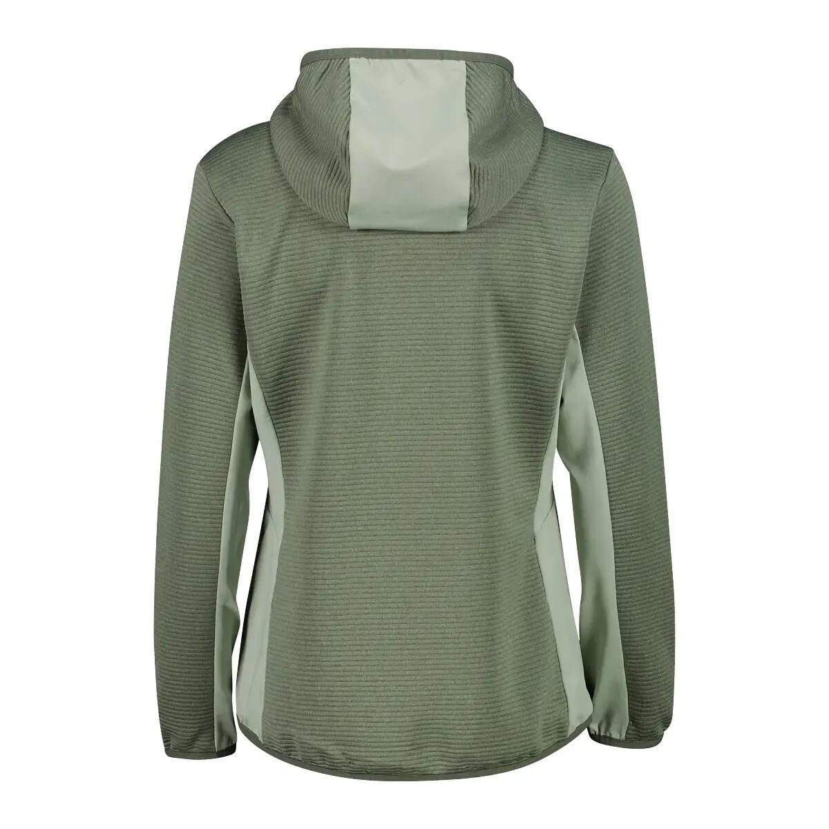 Veste à capuche femme CMP Unlimitech Hybrid Stretch Performance 2/3