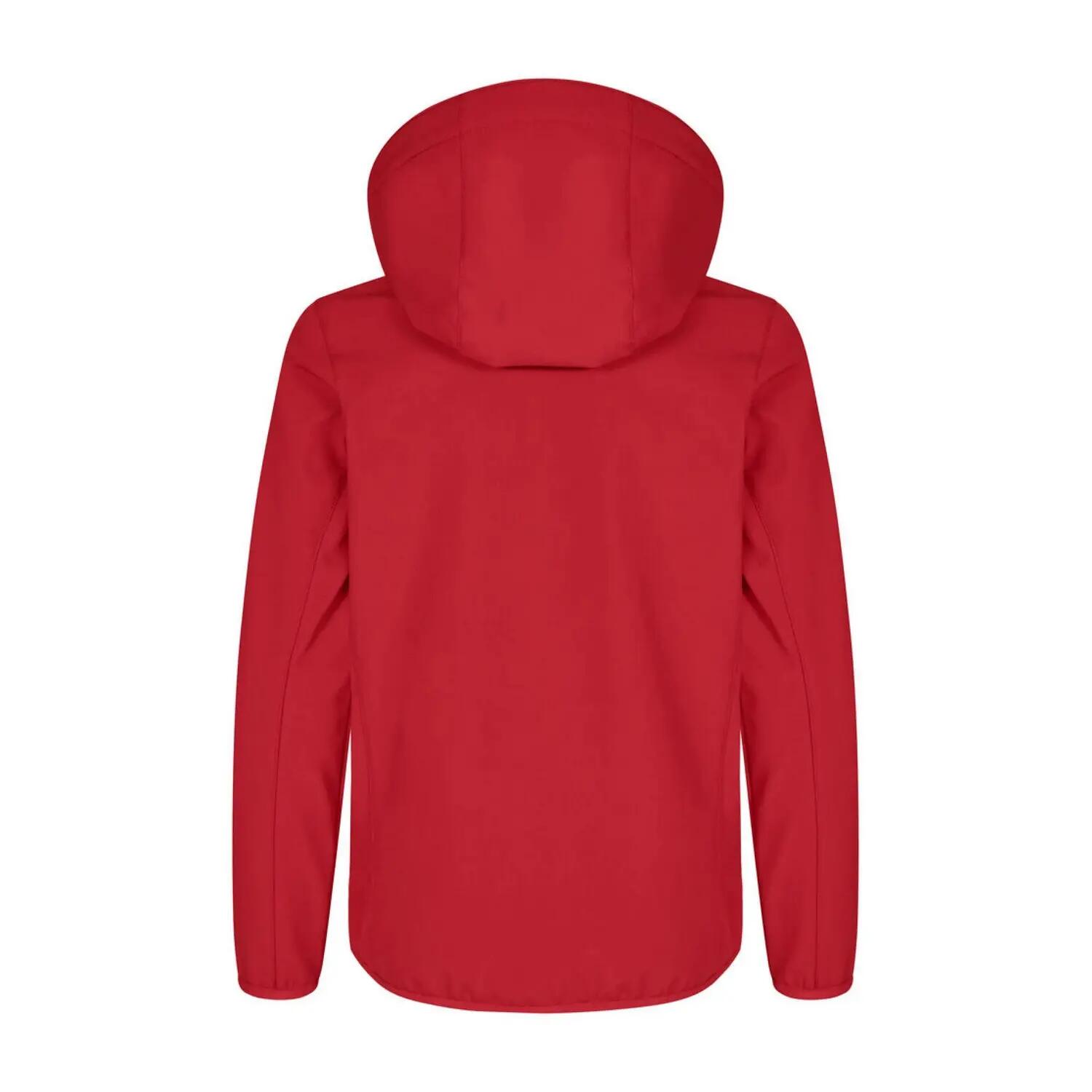 Childrens/Kids Classic Soft Shell Jacket (Red) 2/4