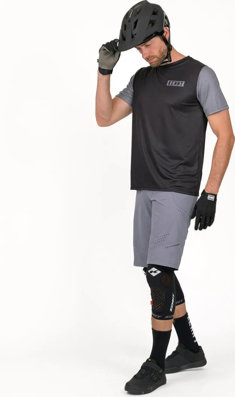 Maillot Manches Courtes Kenny Patrol Noir/Gris Homme 6/7