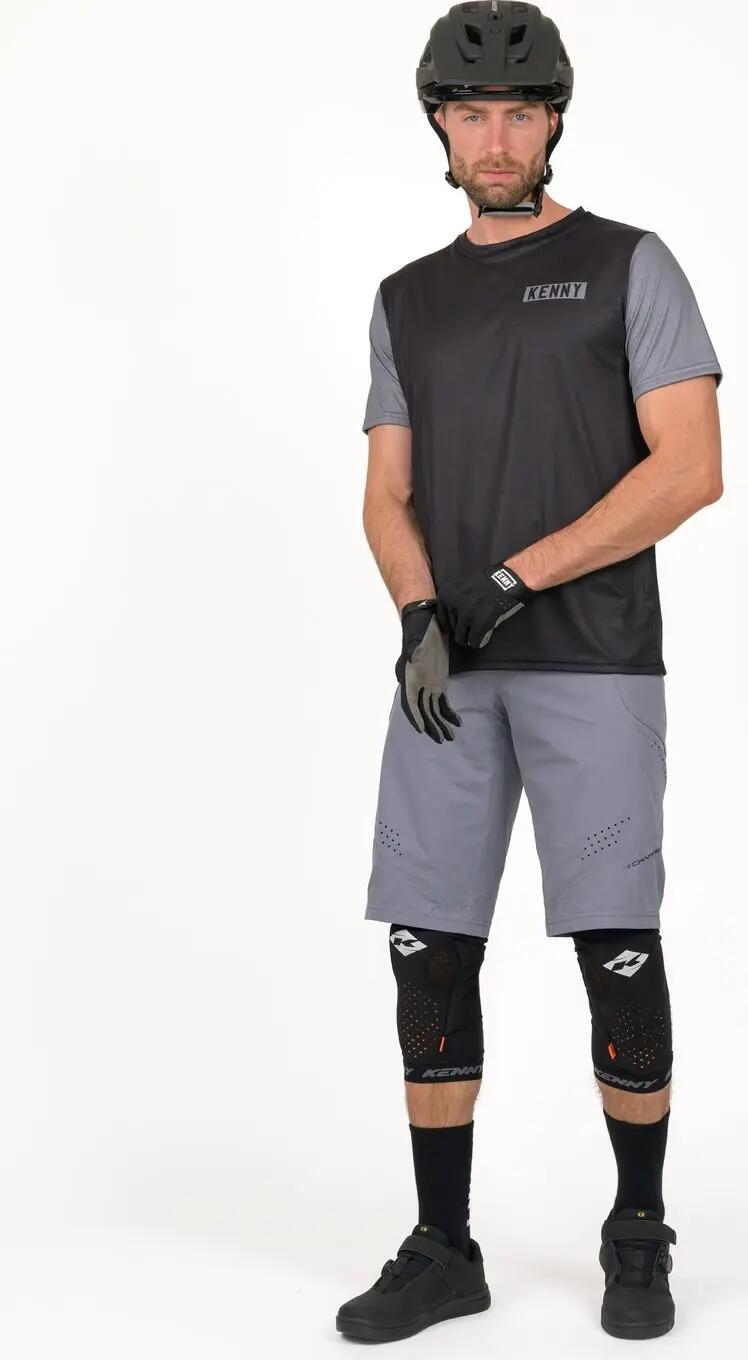 Maillot Manches Courtes Kenny Patrol Noir/Gris Homme 5/7