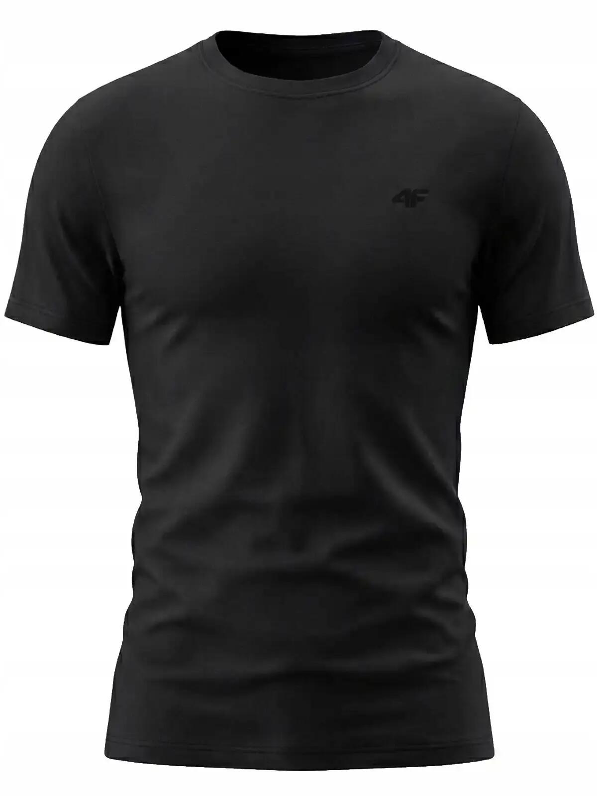 T-shirt męski 4F 2-pak M3340 bialy + czarny 2/5