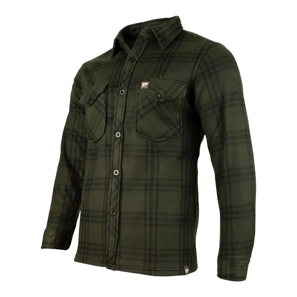 Hemd für , Dickes Fleece Herren Grün 3/4