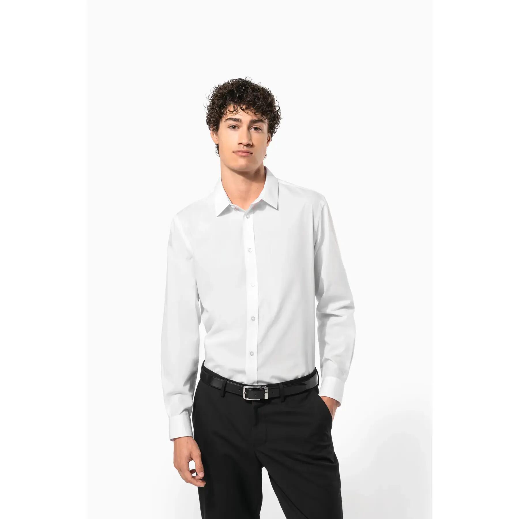 Polycotton popeline overhemd zonder zak Kariban Collection Corporate 2/5
