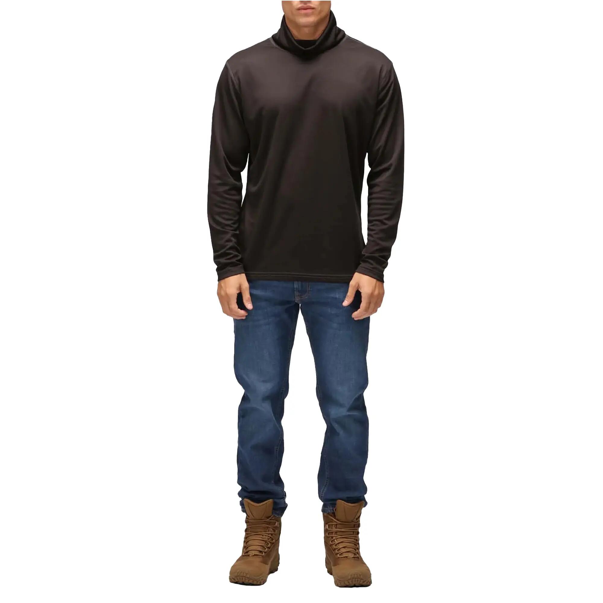 Midlayer Camo Collo A Rotolo Uomo Viper Tactical Nero 4/4