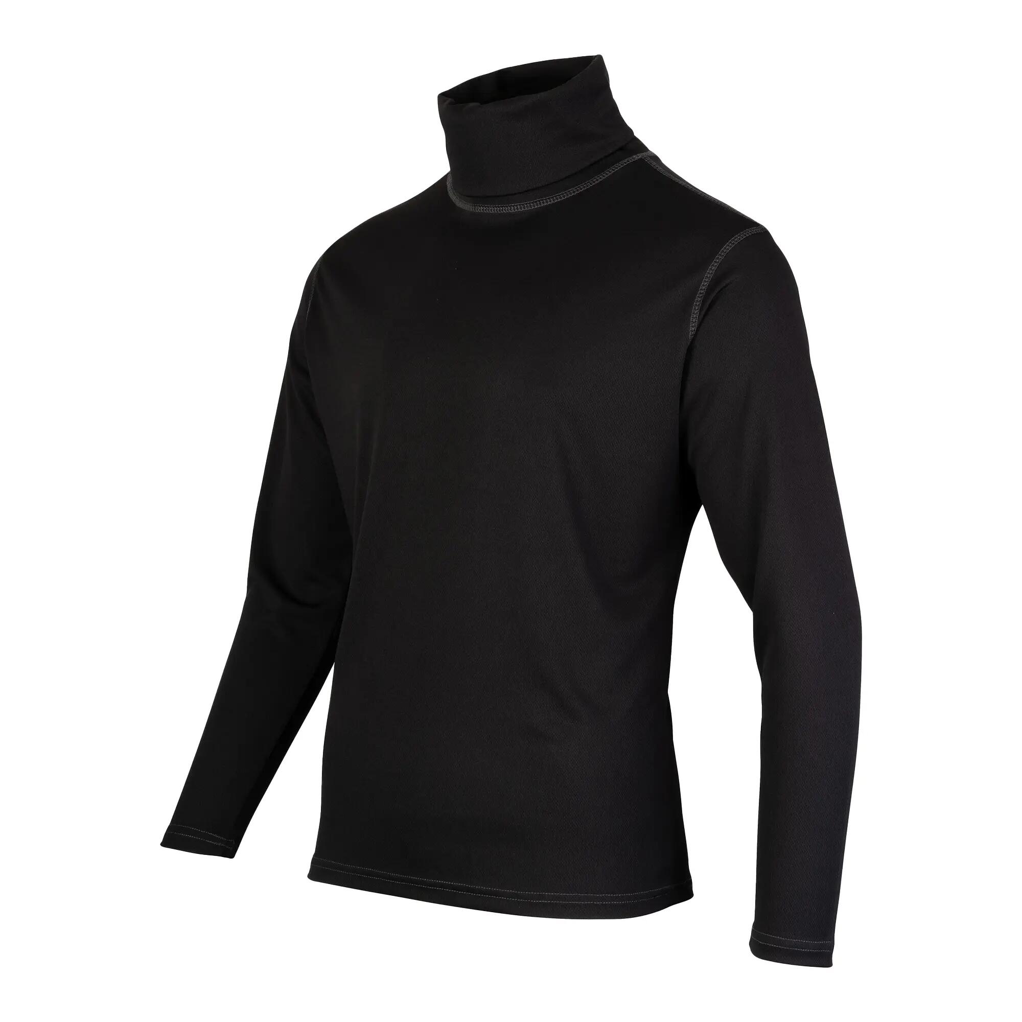 Midlayer Camo Collo A Rotolo Uomo Viper Tactical Nero 3/4