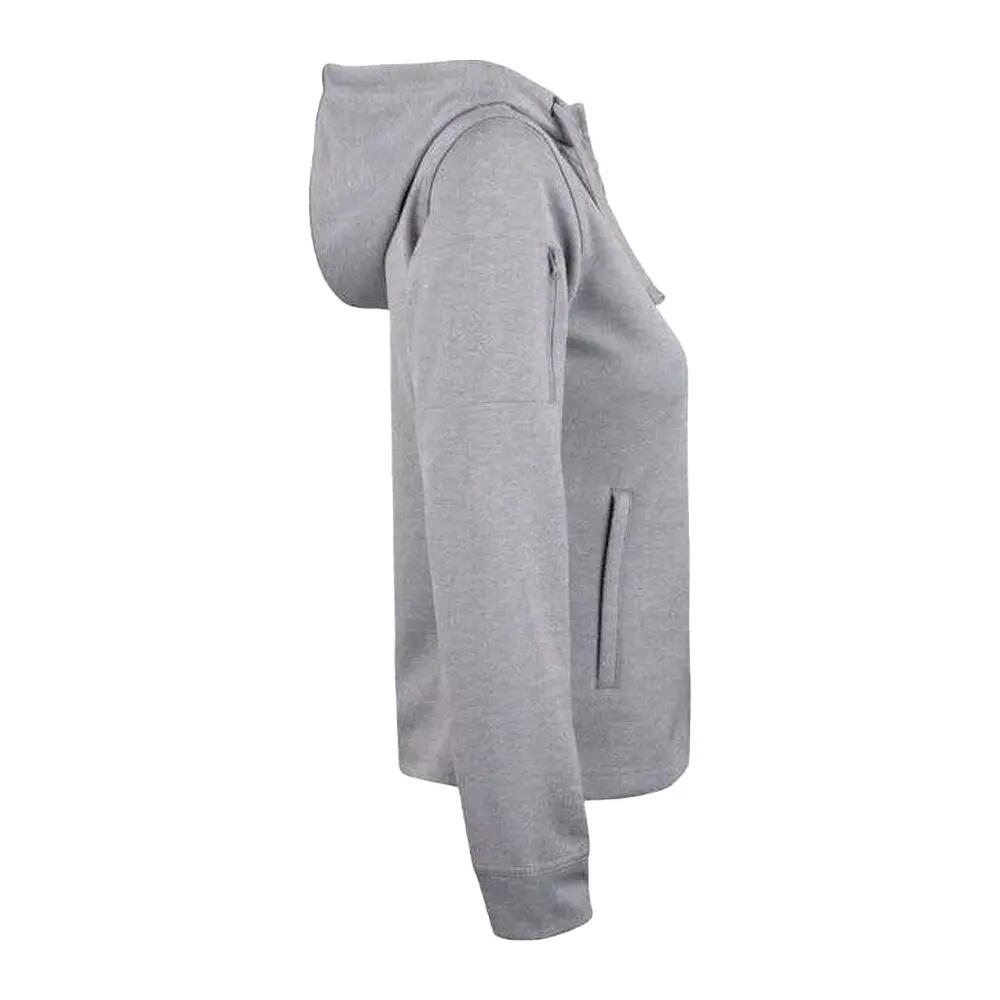 Veste À Capuche BASIC Femme (Gris Chiné) 4/4