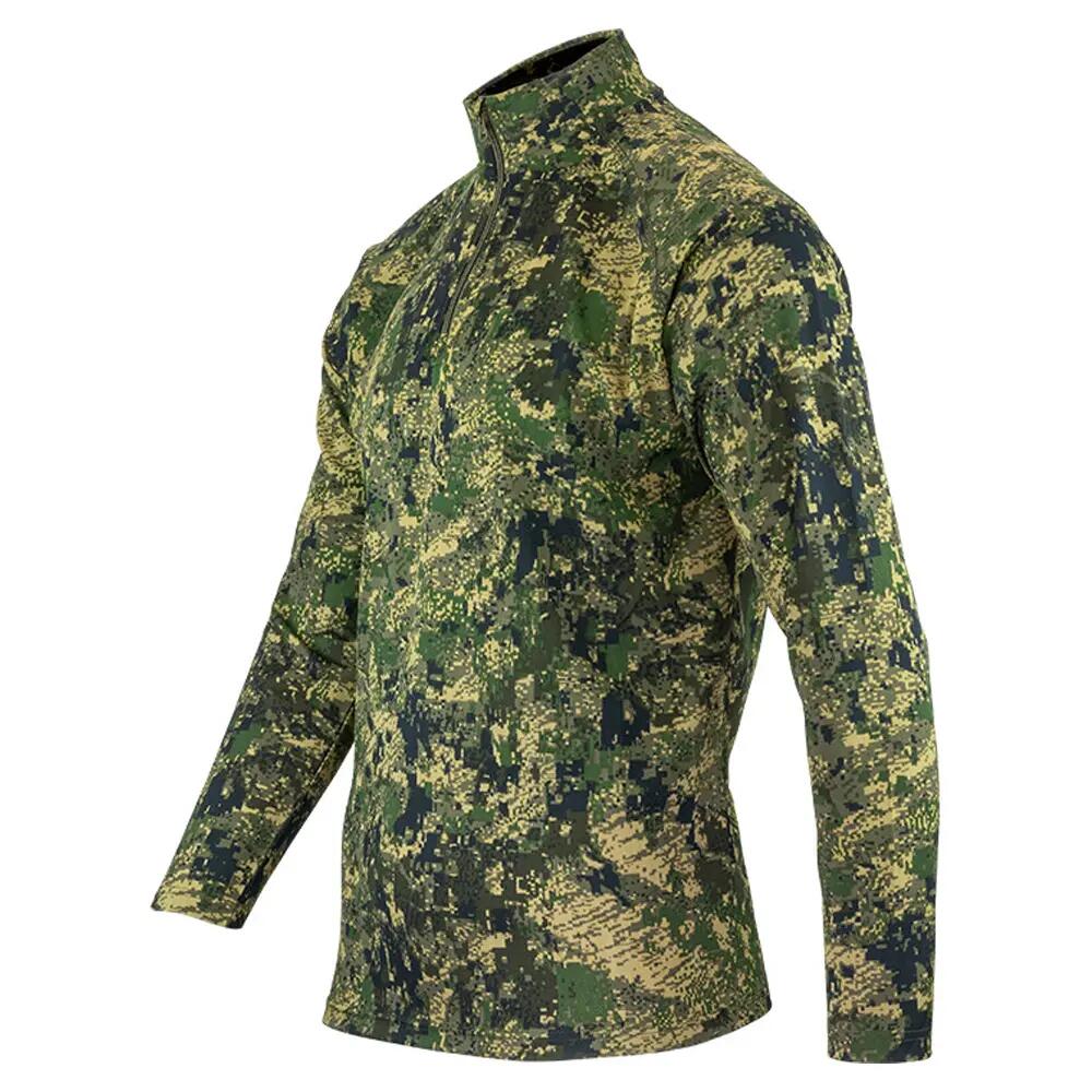 Midlayer für , mit kurzem Reißverschluss Herren Grün 3/4