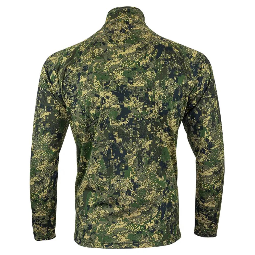 Midlayer für , mit kurzem Reißverschluss Herren Grün 2/4