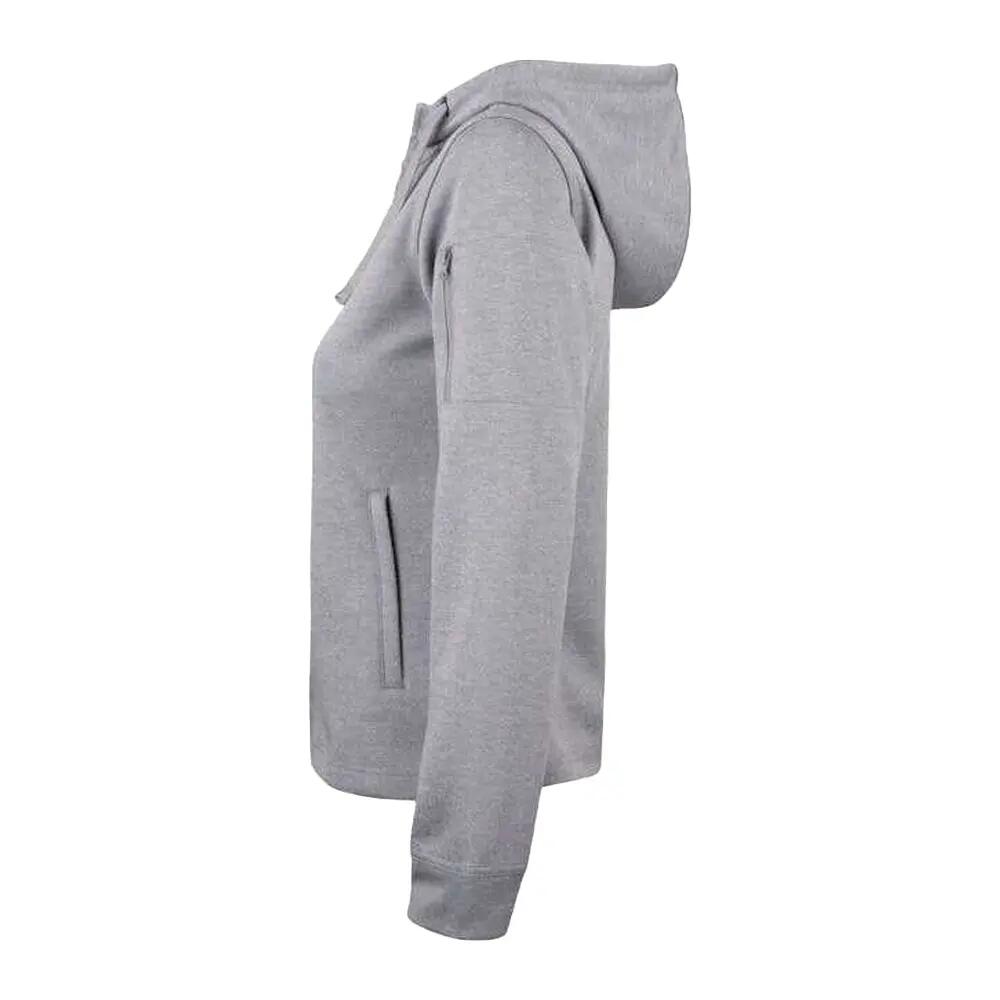 Veste À Capuche BASIC Femme (Gris Chiné) 3/4