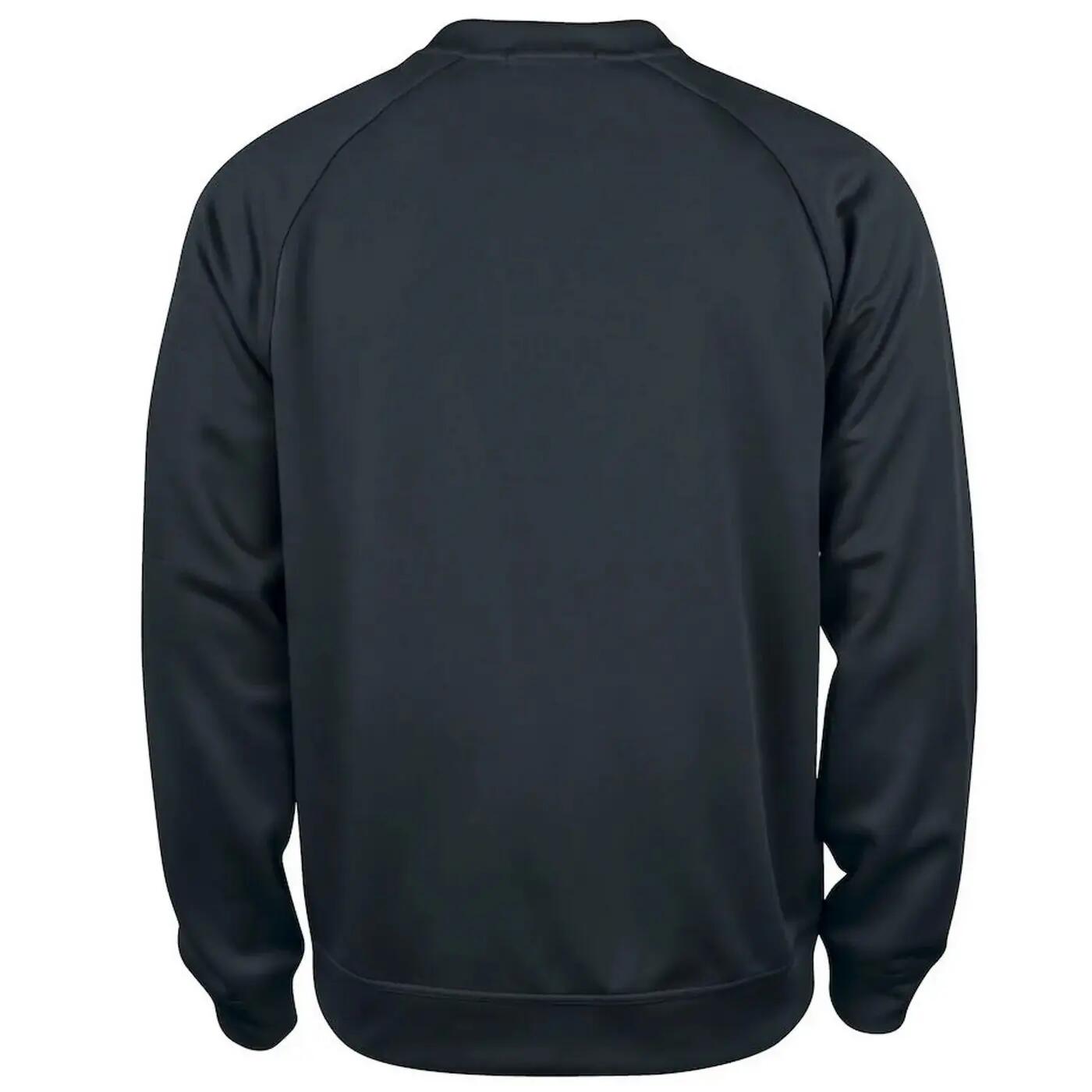 Sweat Manches Raglan Adulte (Noir) 2/4