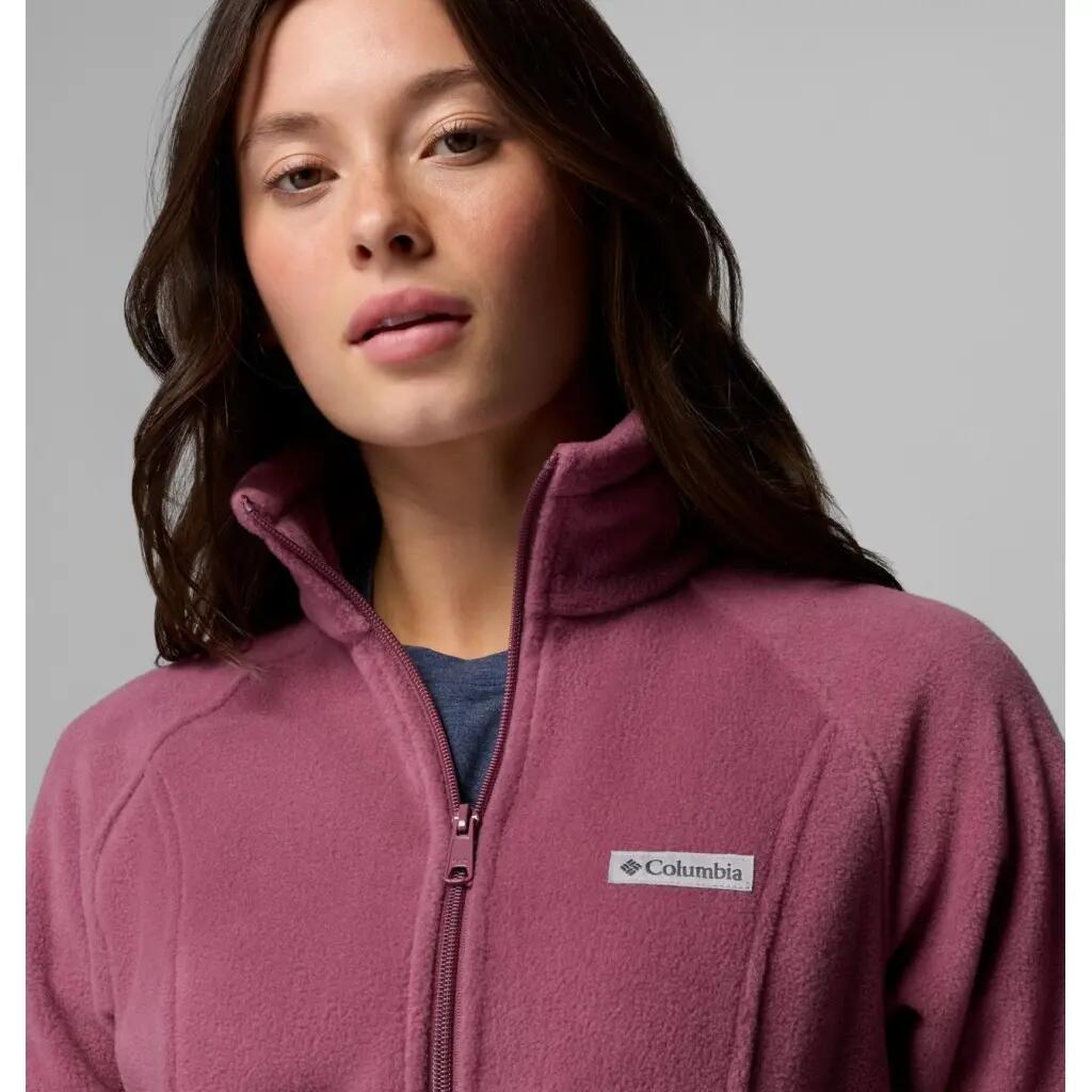 Sweat-shirt Columbia Modèle Benton Springs Full Zip Couleur Rose 4/5