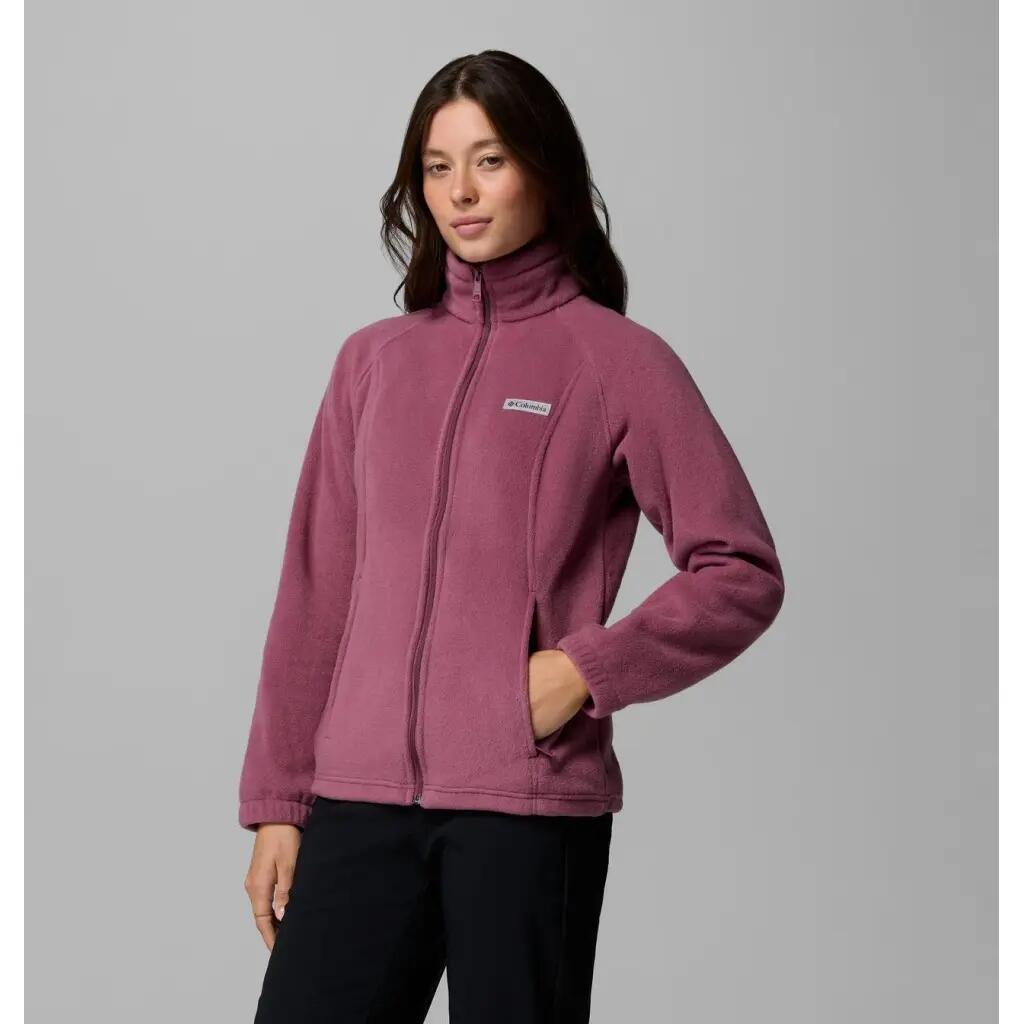 Sweat-shirt Columbia Modèle Benton Springs Full Zip Couleur Rose 3/5