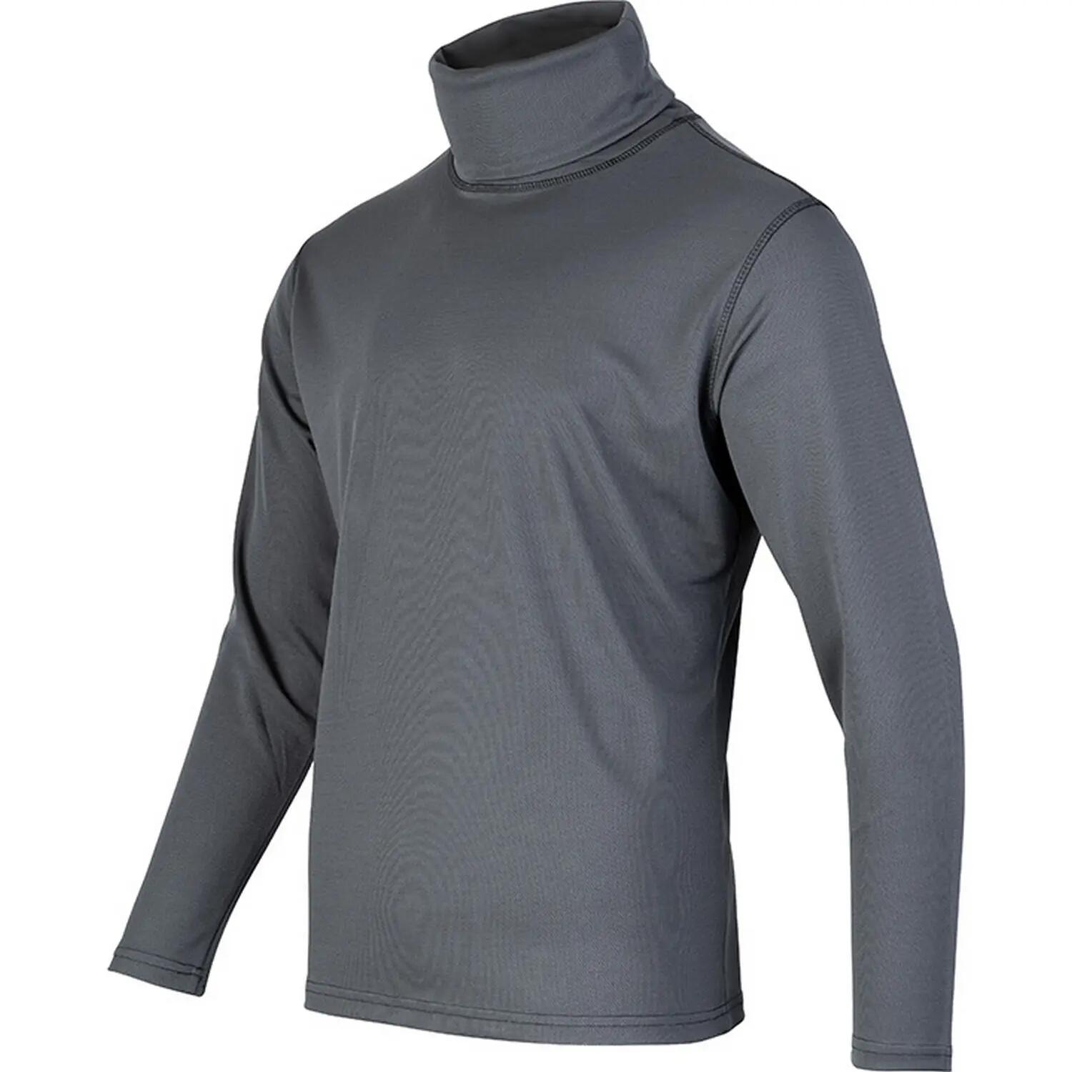 Midlayer Collo A Rotolo Uomo Viper Tactical Titanio 3/4