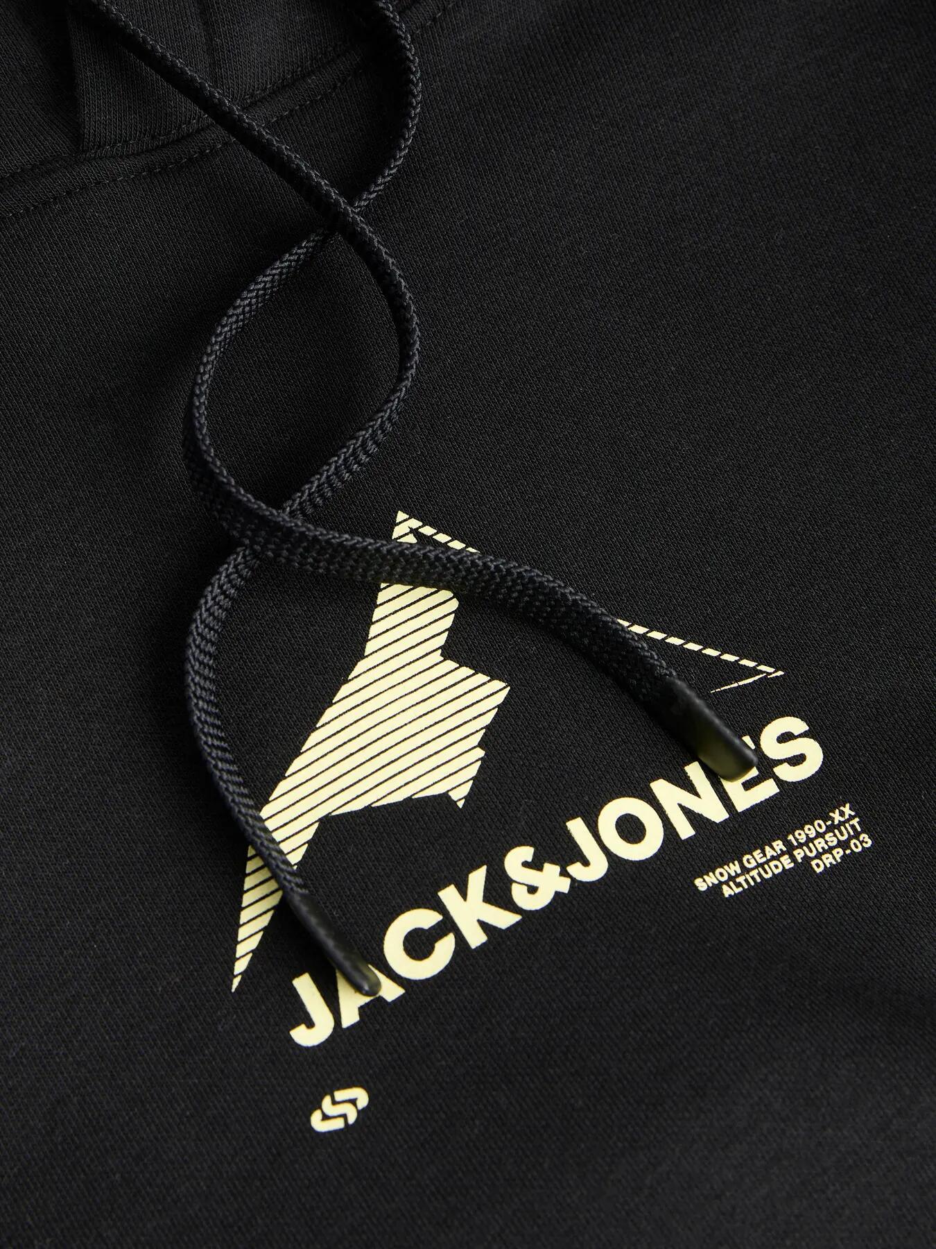 Hombre Esquí Sudadera con Capucha Bolsillo Tignes B-24 2 Black-Sky Captain 3/4