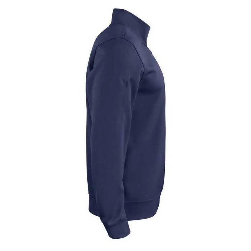 Childrens/Kids Basic Half Zip LongSleeved Active Cardigan (Dark Navy) 4/4