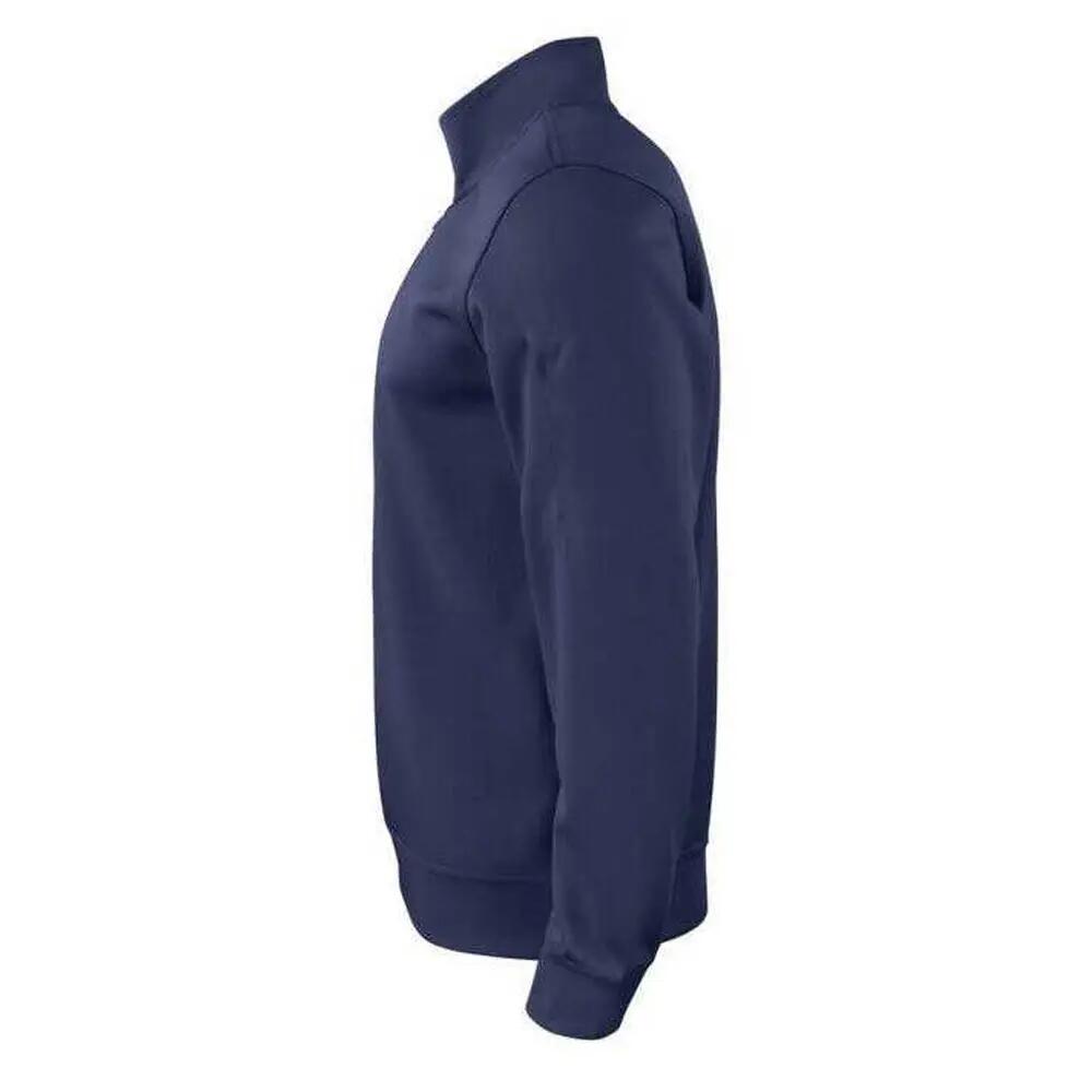 Childrens/Kids Basic Half Zip LongSleeved Active Cardigan (Dark Navy) 3/4