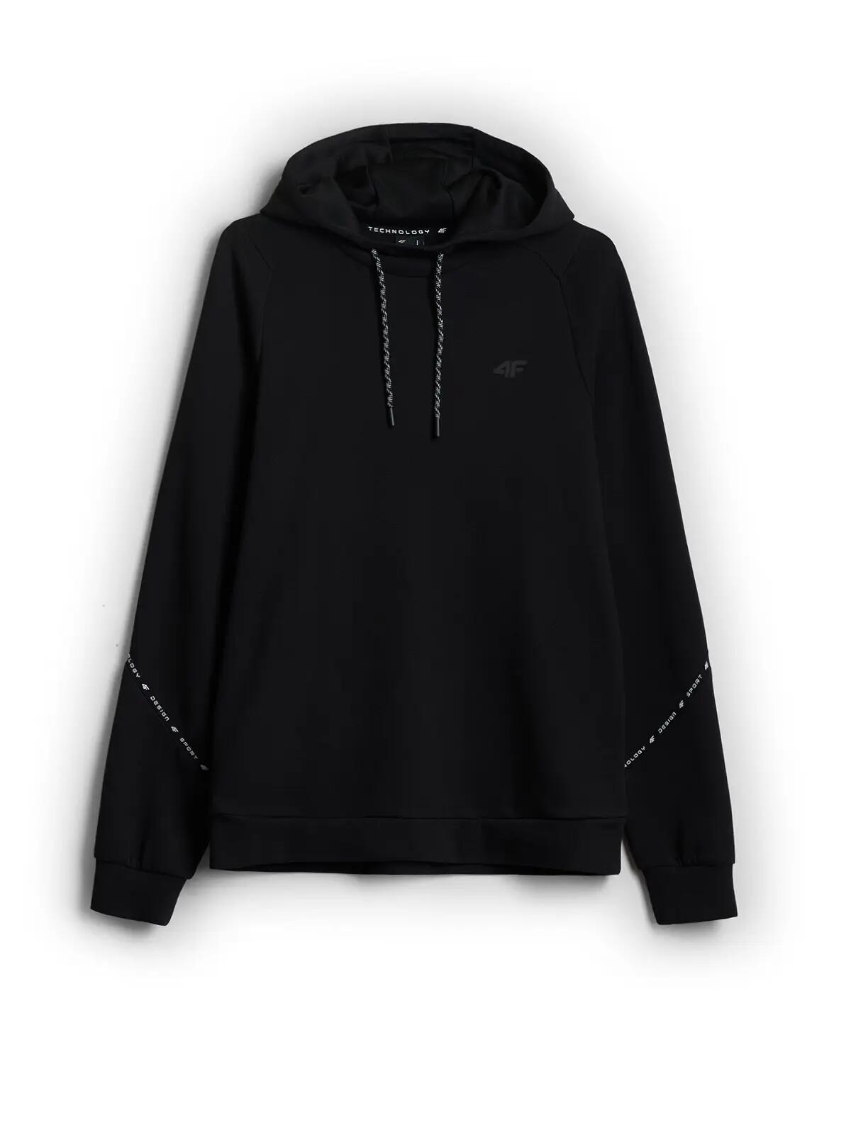 4F Bluza dresowa regular z kapturem męska 1/8