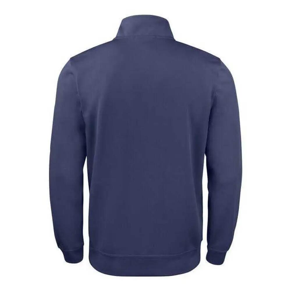 Childrens/Kids Basic Half Zip LongSleeved Active Cardigan (Dark Navy) 2/4