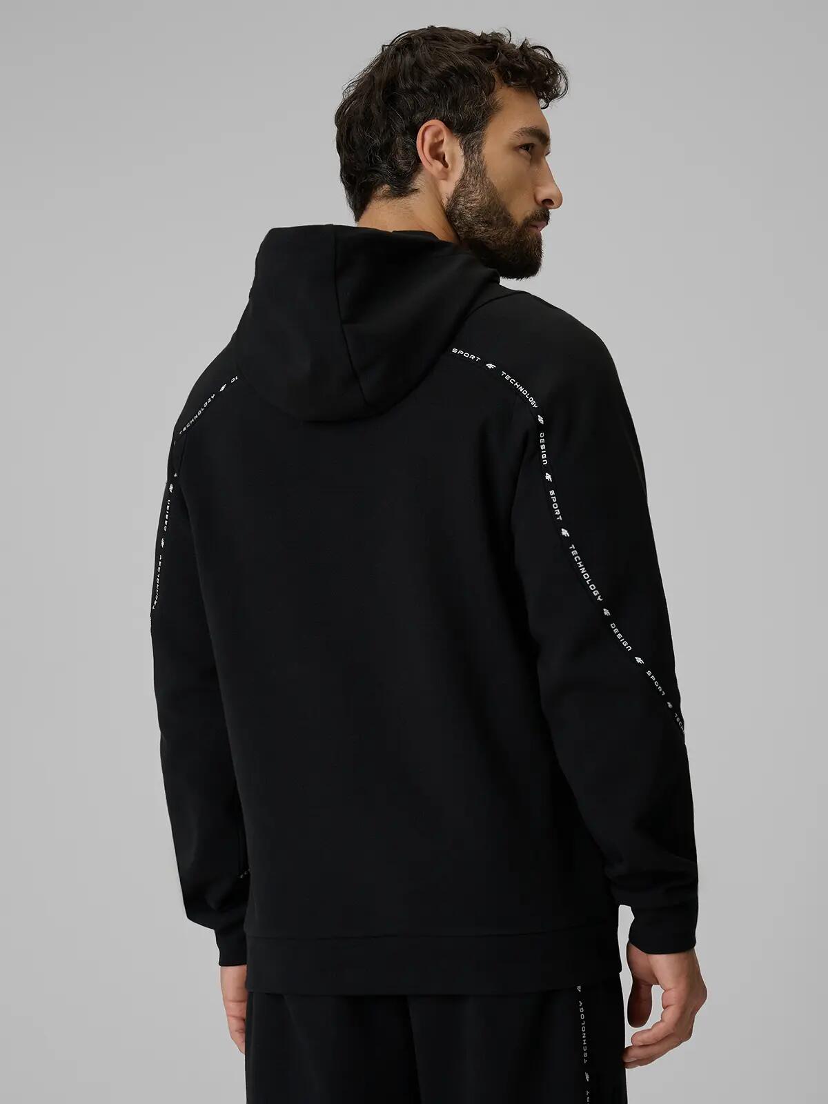 4F Bluza dresowa regular z kapturem męska 8/8